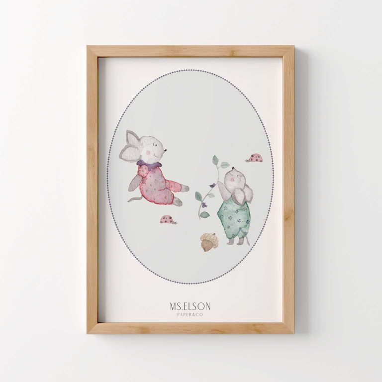 The wonderful mouse in the forest