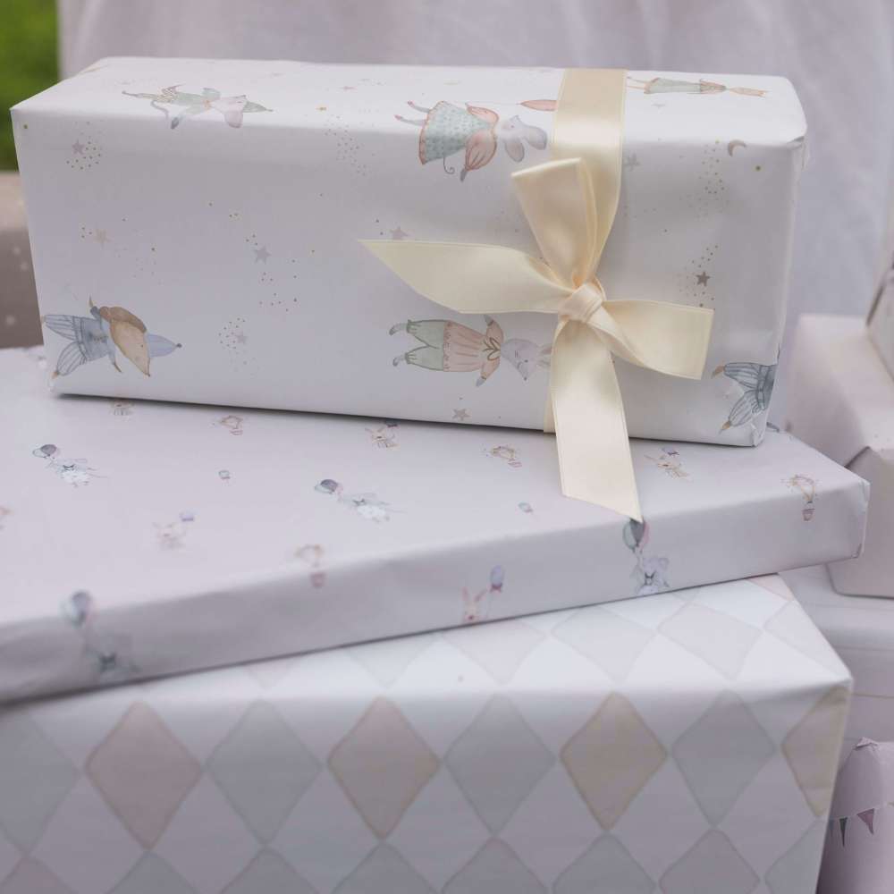 Whimsical Party Friends Gift Wrap – תמונה 3
