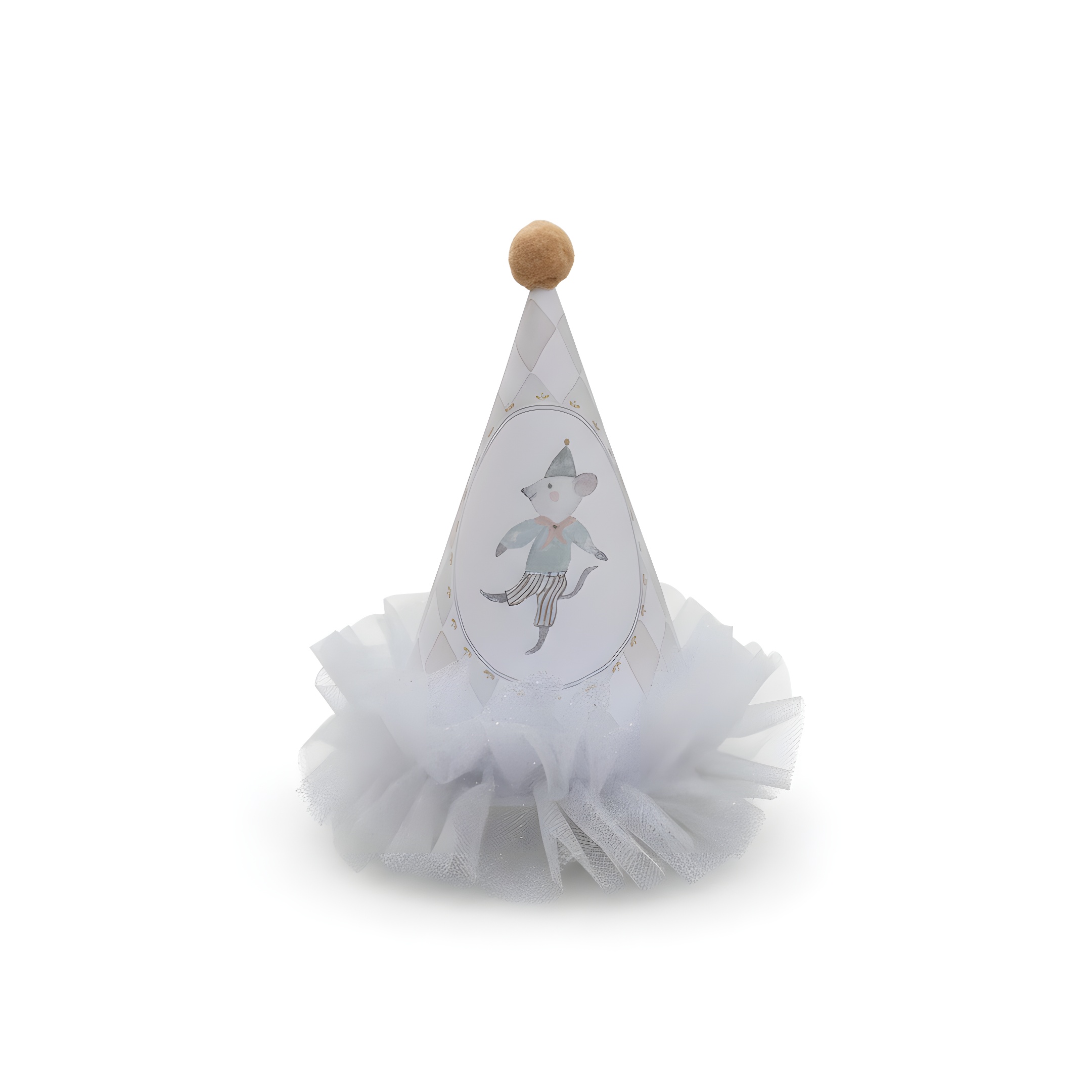 כובע בעבודת יד – מהדורת פרימיום - עכבר חגיגי